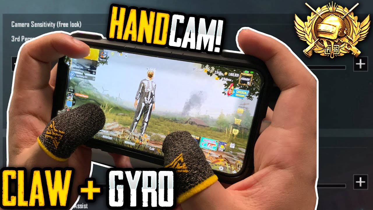 Claw Full Gyro Handcam Pubg Mobile Youtube