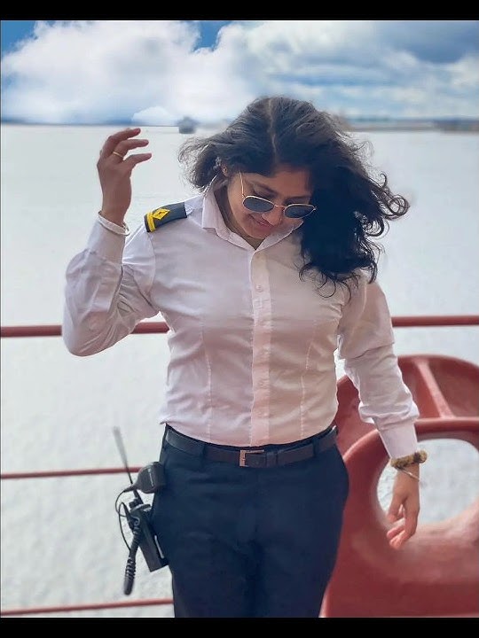 Merchant Navy Girl Status || Navy Girl Power || #navy #airforce #girlpower #lbsnaa #upsc