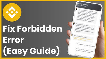 How To Fix Binance 403 Forbidden Error - Binance Error Problem !