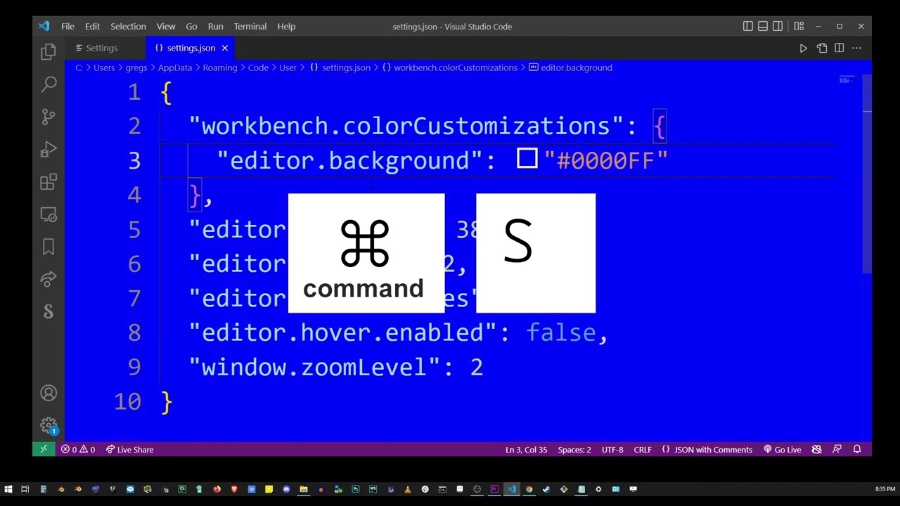 VSCode: \