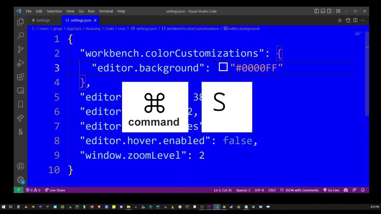 Hãy khám phá hình ảnh về tùy chỉnh màu nền trong VSCode để biến trải nghiệm lập trình của bạn trở nên thú vị hơn bao giờ hết.