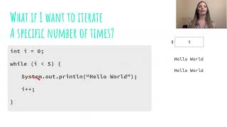 30 Introduction to Programming (JAVA) While Loop with an Exact # of Iterations