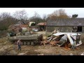 tank crushing caravan,ot-90,bmp-1,bvp,russian/czech tank destroying caravan