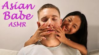 Asian Babe Asmr Delicate Face Massage Fingernail Tickle Rub