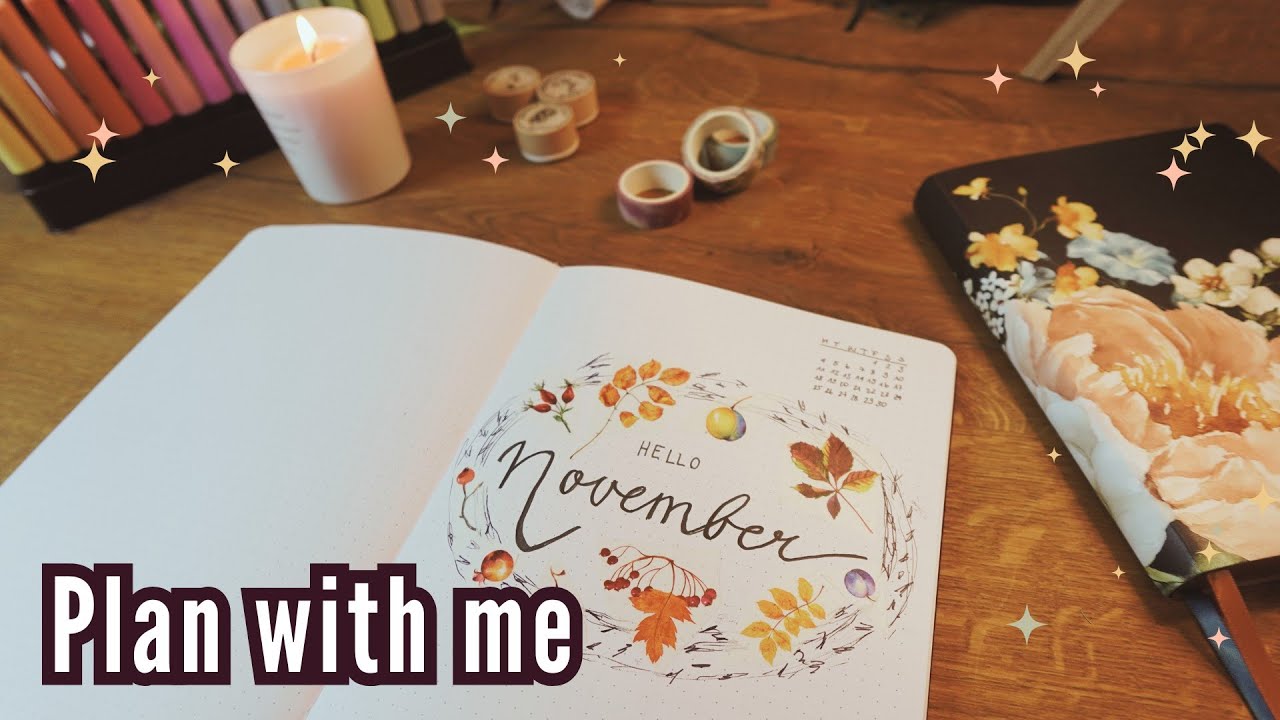 PLAN WITH ME | November Setup 📔 - YouTube