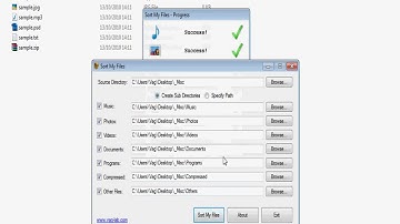 Sort My Files Tutorial(One Click Files Auto Sort)