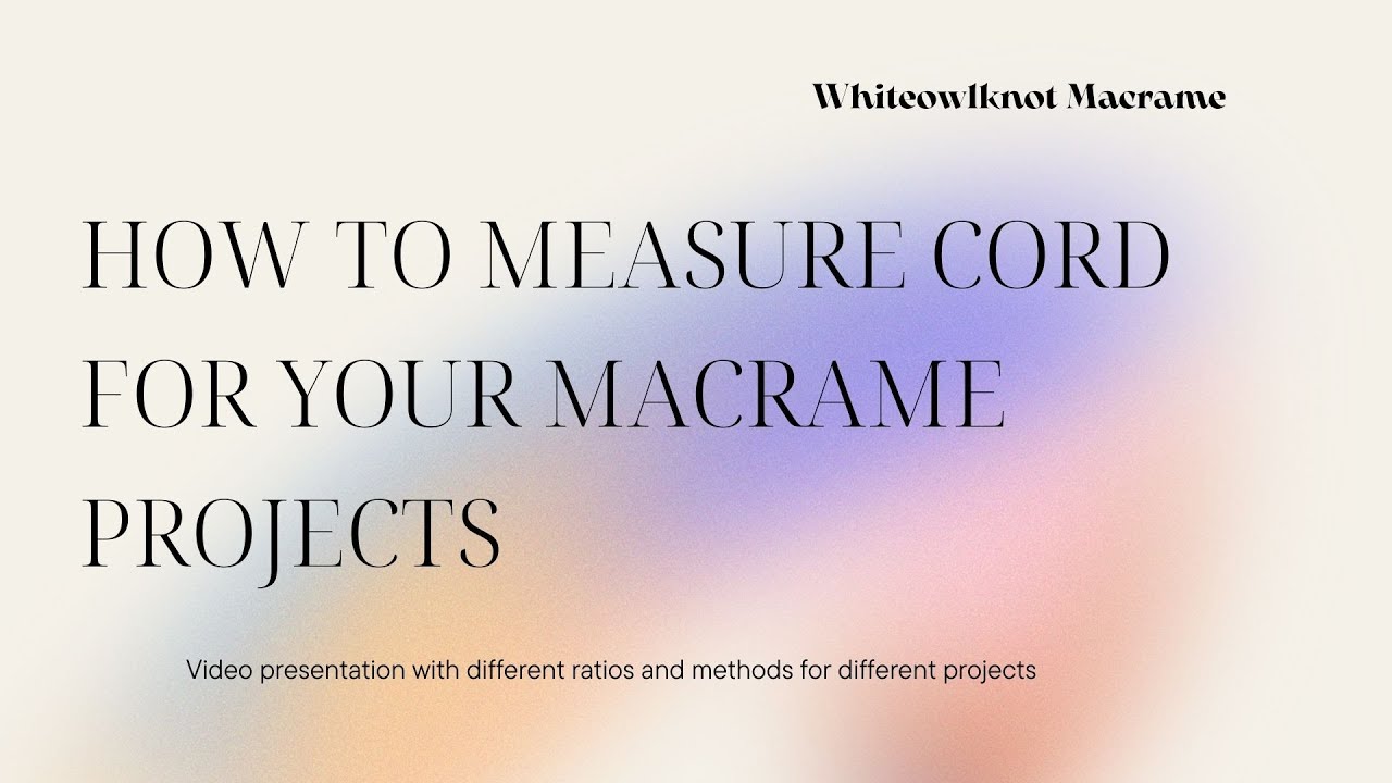 How to measure cord / Different methods to calculate how much cords you need for different