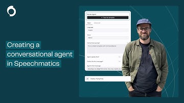 Create a Conversational Voice AI Agent in the Speechmatics Portal