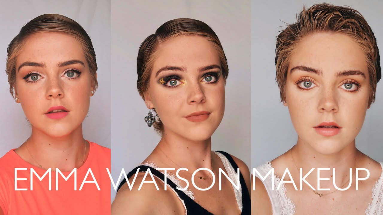 EMMA WATSON'S Iconic Looks | Emma Watson Transformation Makeup - YouTube