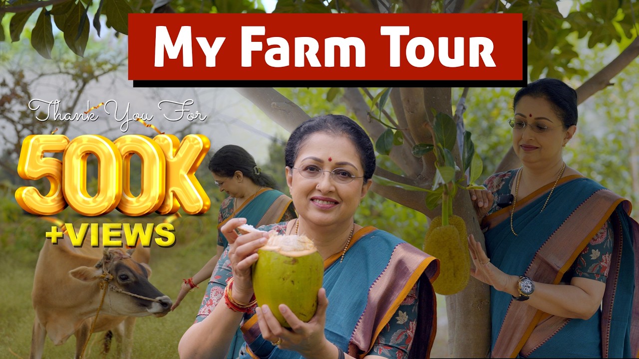 My Farm Tour Vlog 🌾 | Peaceful World with Gautami Farming 💚 | Nature Healing Vibes GautamiTadimala