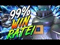 99% WIN RATE!! BEST MEGA KNIGHT DECK EVER IN CLASH ROYALE!!