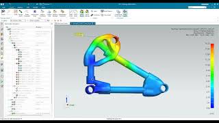 Siemens NX 2007 New topology optimization, multiple bodies method connect with struts