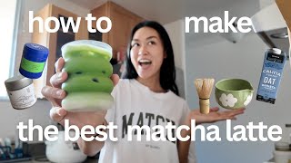 how to make the best matcha latte! 🍵