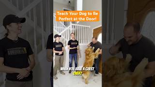 Teach Your Dog to Be Calm at the Door in 3 Steps! #dogtraining #dogtrainer