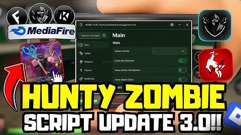 [UPD 🧟] Hunty Zombie SCRIPT - Kill Aura, Godmode, Infinite Spins & Auto Farm!! (Mobile/PC) 2025!