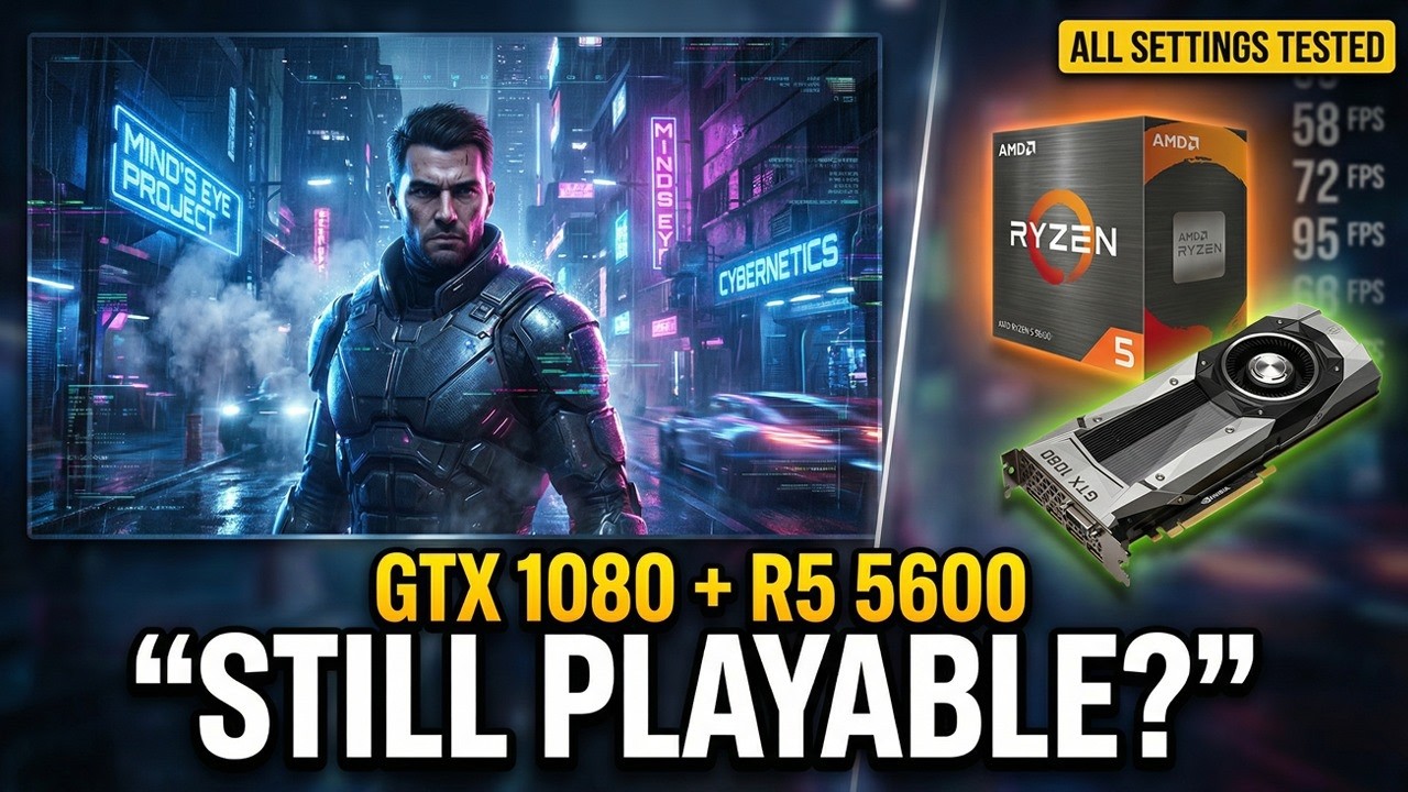 Mindseye on GTX 1080 + Ryzen 5 5600 | All Settings Tested