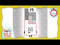 @Numberblocks- Numberblocks Level Three | All the Best Nineteen Moments | Learn How to Count