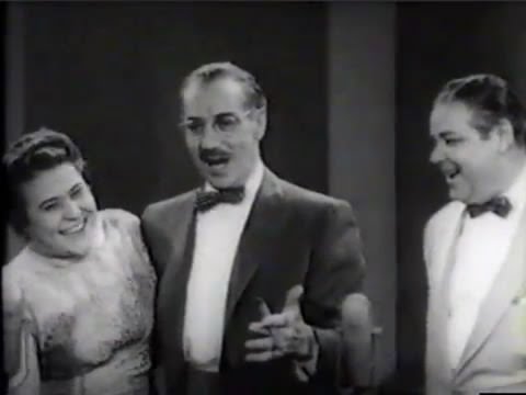 You Bet Your Life #57-22 Groucho sings "O Sole Mio" (Secret word &rsquo;Book&rsquo;, Feb 20, 1958)