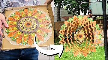 Unique Garden Decor: 3D Wind Spinner | Setup, Demo + Review