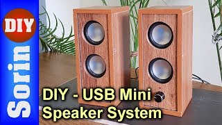 DIY  USB Mini Speaker System  PAM8403