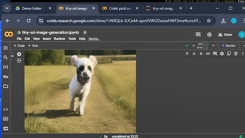 AI, 5, (llwyddwyd) Google Colab ac OpenVINO Tiny SD Image Generation, 250114