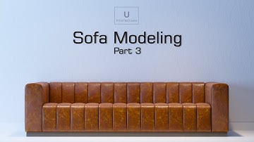 Modeling a Sofa in 3ds Max Part 3