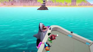 Gang Beasts - Water, Sharks, Tentacles, do i loose ?