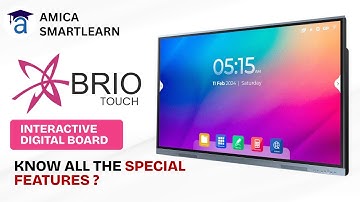 Brio Touch AI Interactive Digital Board KNOW ALL THE SPECIAL FEATURES ? Brio Touch IFP
