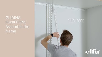 Elfa Assembly Instructions: Elfa Gliding frames