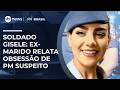 Soldado Gisele: Ex-marido da vítima relata obsessão de PM investigado por morte | #SBTBrasil