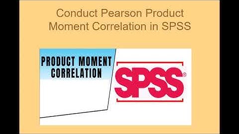 Correlation between two continuous variables SPSS