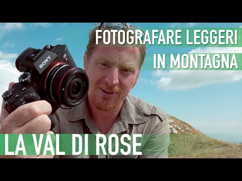 Fotografare leggeri in montagna. Escursione in Val di Rose nel Parco Nazionale d'Abruzzo.