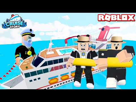 Canavarlı Gemiye Bindik!! Tatile Çıkıyoruz - Panda ile Roblox Cruise [Story]