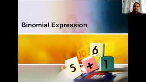 Mathematics G9 Binomial Expression part 2