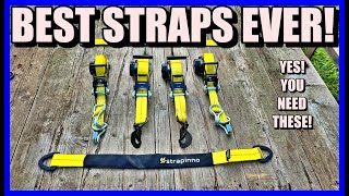 How to tie down your ATV or SxS faster with Strapinno self retracting straps!