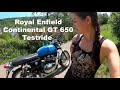 Royal Enfield Continental GT Testride - review with soundcheck