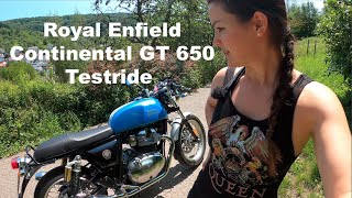 Royal Enfield Continental GT Testride  review with soundcheck