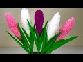 Beautiful Paper Flower Making | Beautiful Paper Flowers | Home Decor | Paper Crafts For School | DIY