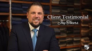 Jay Towers Testimonial Cicchini Custom Clothier
