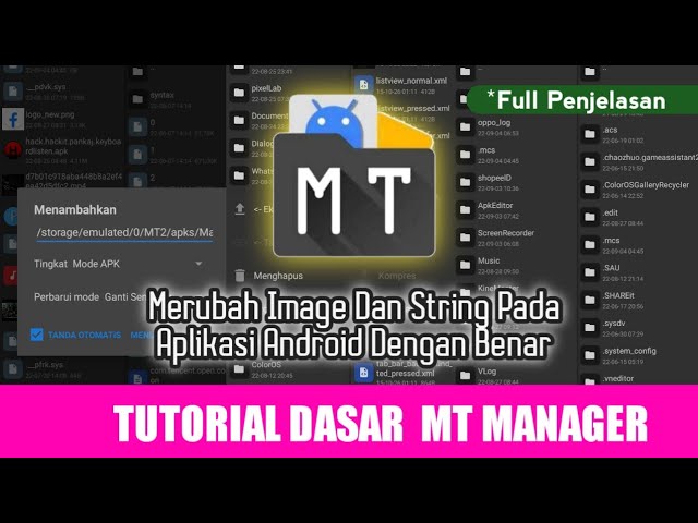 TUTORIAL MENGGUNAKAN MT MANAGER UNTUK MENGGANTI IMAGE DI APLIKASI ANDROID class=