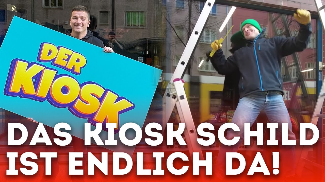 ENDLICH kommt das KIOSK LADENSCHILD!!!