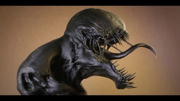 Venom large 3d print 22cm tall byMilkshake3D Printer