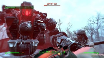 Fallout 4 - Sentry bot battle