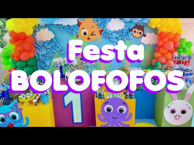 uma boa ideia de decoração com o tema bolofofo. #decorandobolo #bolocr