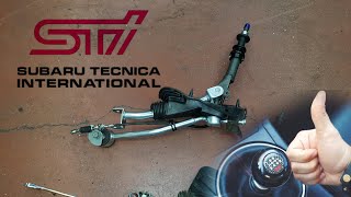 Установка короткоходной кулисы STI Quick Short Throw Shifter installation on Subaru Legacy SpecB 3.0