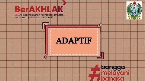 Video Penerapan ASN BerAKHLAK Core Value “Adaptif” di Instansi Sekolah