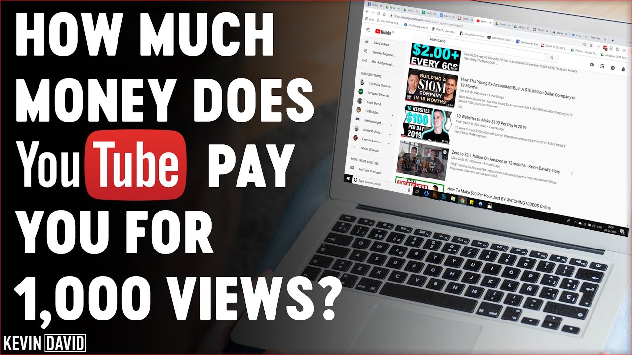 How Much Money Does YouTube Pay You for 1 000 Views