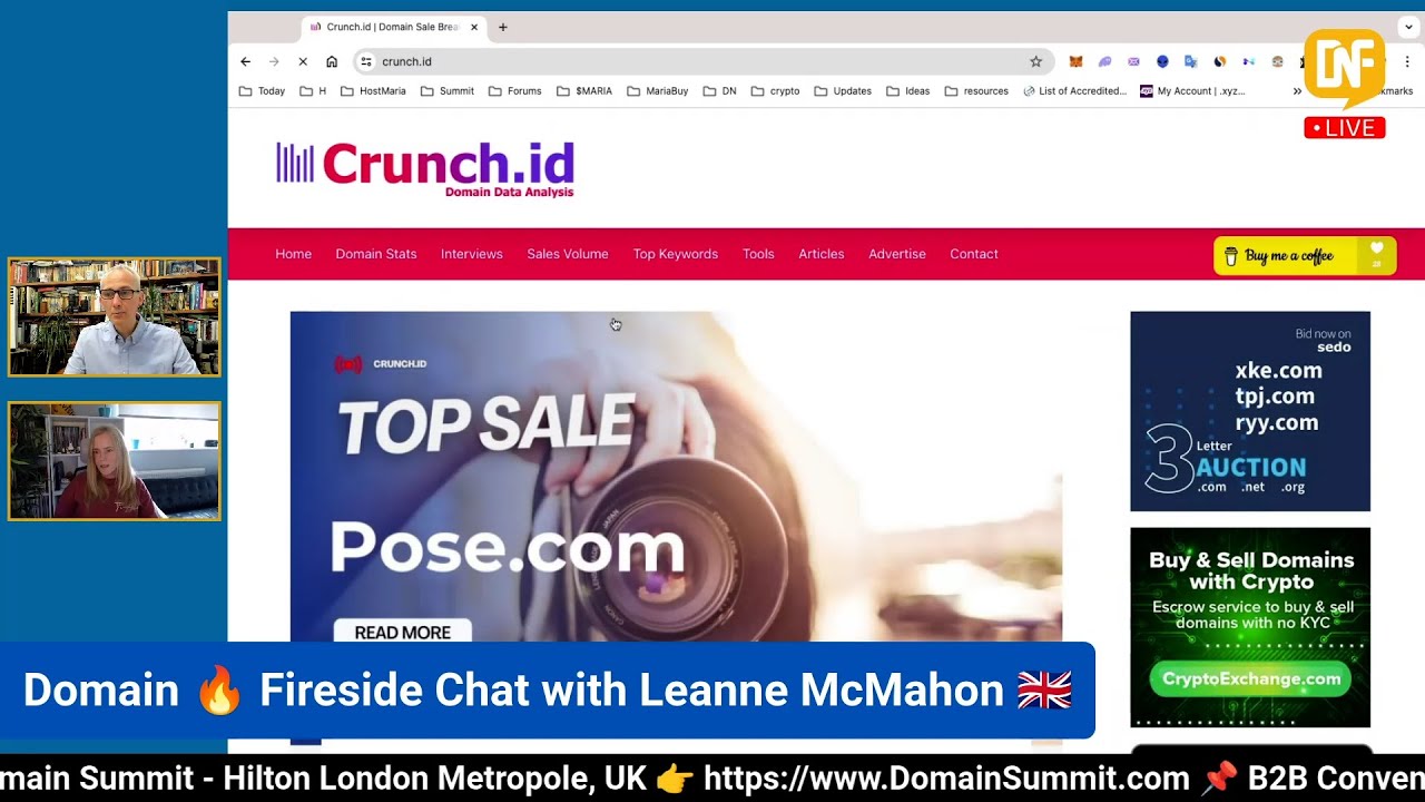 DNForum Live Stream: Fireside Chat with Leanne McMahon of Crunch.id