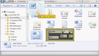 No 8   File Management part 2) drag and drop copying moving files