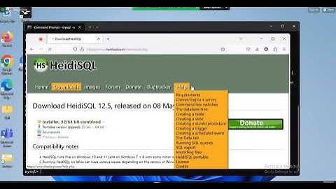 Tập huấn SGK Tin 11 kết nối tri thức - cài đặt MySQL và HeidiSQL